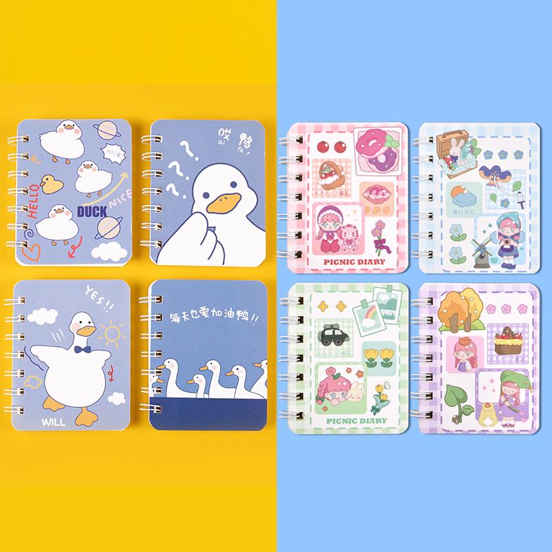 Mini Cute Cartoon Pocket Notebook - Perfect Gift for Elementary Students