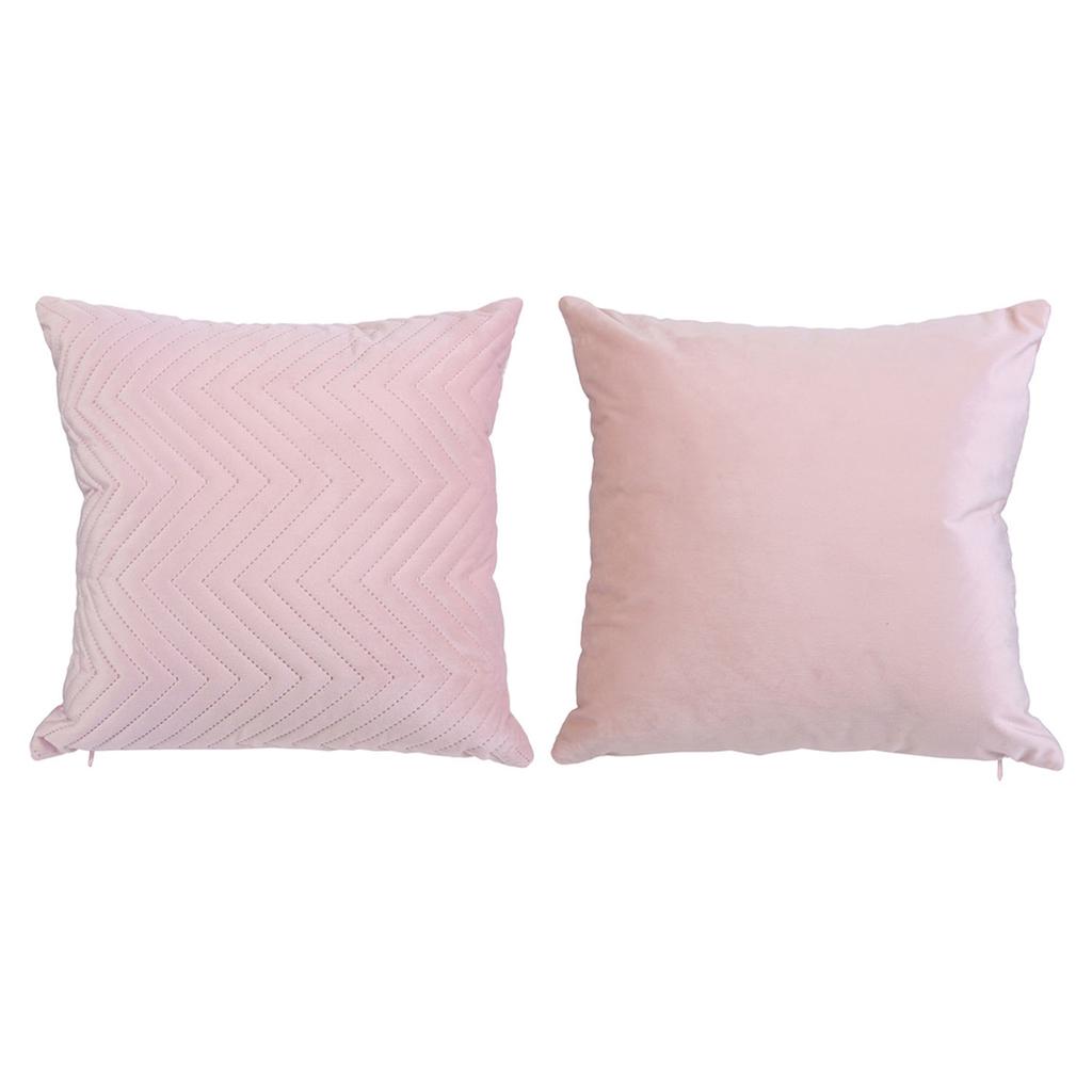 Les Trésors De Lily [R1077] - Coussin créateur 'Scarlett' rose - 40 cm