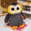 Adorable Big-Eyed Owl Plush Toy – Cartoon Stuffed Animal Doll for Kids' Birthdays