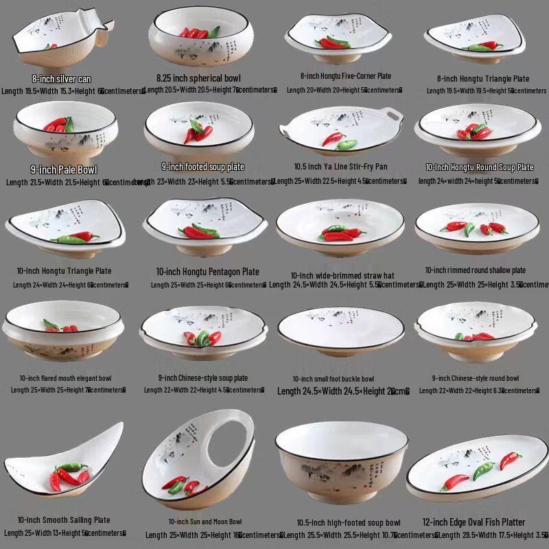 Creative Ceramic Dining Plate
