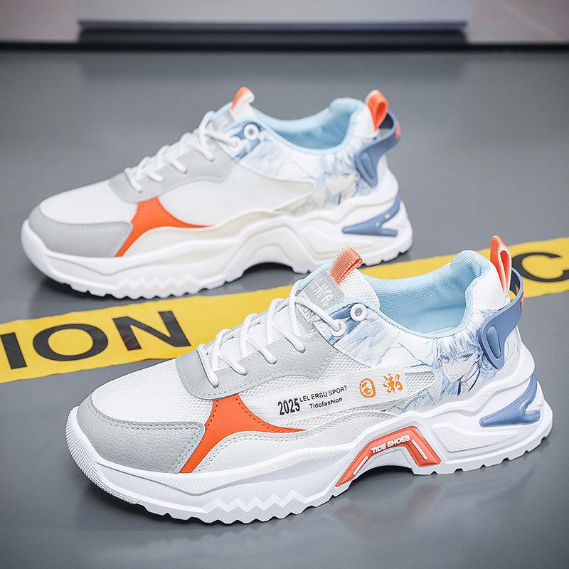 Mode Sommer Mesh Atmungsaktiv Erhöht Herren Sportschuhe Trend Allround Laufschuhe Daddy Schuhe Sneakers Herren Tenis Masculino