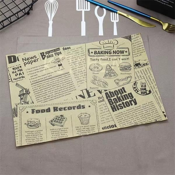 25Pcs Deli Paper Sheets, 10 x 14" Sandwich Wrapping Paper, Grease-proof Basket Liner for Chips, Burger & Fries