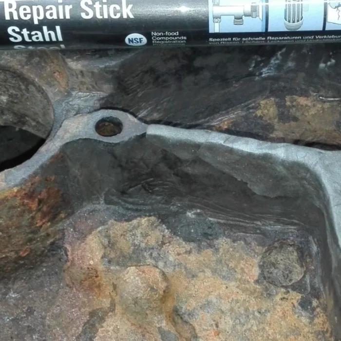 Weicon Repair Stick Steel 57 , Epoxy Paste For Steel, Quick Metal Repairs, Nsf Approved, Steel Filled