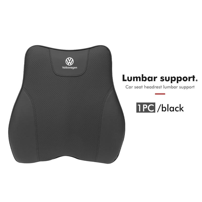 Car Headrest Waist Triangle Pillow Memory Foam Cushion Support For Volkswagen VW Polo Jetta Sagitar Magotan Passat B5 B6 B7 CCOJ2