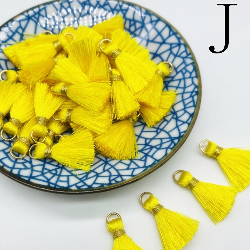 100-10pcs Polyester Trim Fringe Tassel Sewing Curtains Accessories DIY Keychain Cellphone Straps Pendant Tassels Jewelry Making