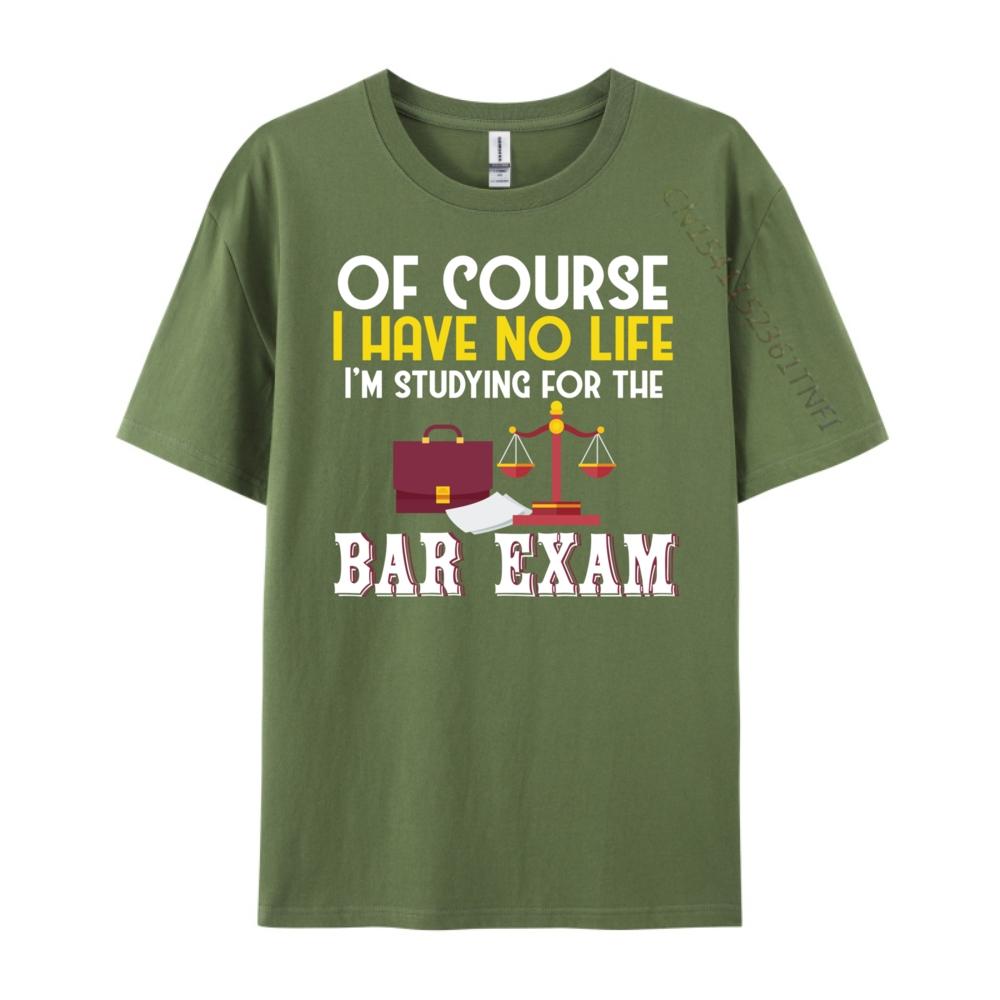 Law School Bar Exam Lawyer Student Luxury Clothing Female Fashionable and Trendy Tshirts Men Original Tees