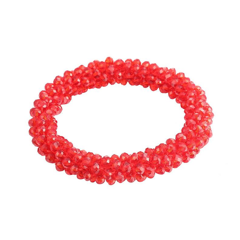 Boho Elastic Bracelets & Bangles For Women Vintage Stretch Bohemian Femme Crystal Glass Beads Bracelets Party Jewelry Gift