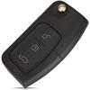 Compatible Ford Models: Focus, New Fiesta, Mondeo Remote Key with 4D63 Chip (315/433 MHz)