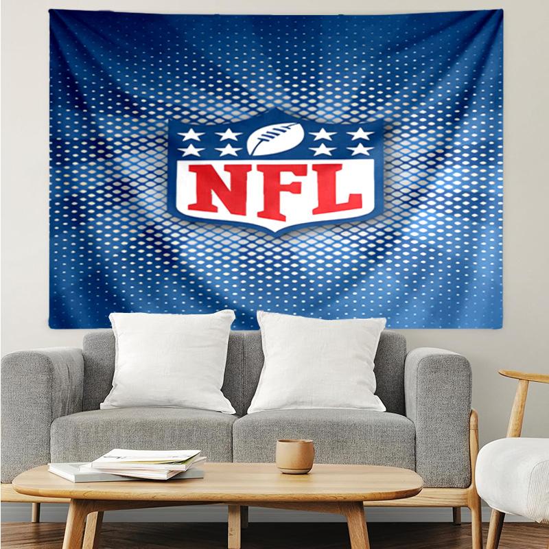 1PC NFL Team Collection Quick-Dry Tapestry, Unique Design Tapestry, Suitable for Bedroom,Livingroom, Playroom,Heartwarming Holiday Gifts