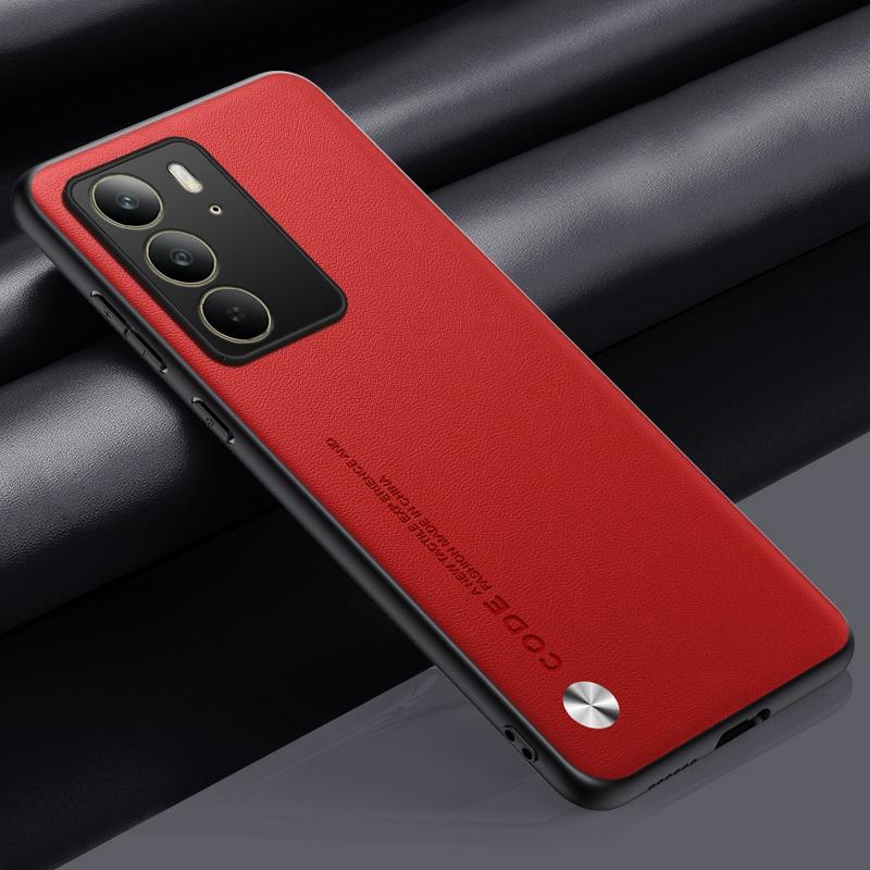 Luxury PU Leather Case For Realme C75 Back Cover Matte Silicone Shockproof Full Protection Phone Case For RealmeC75 4G Coque