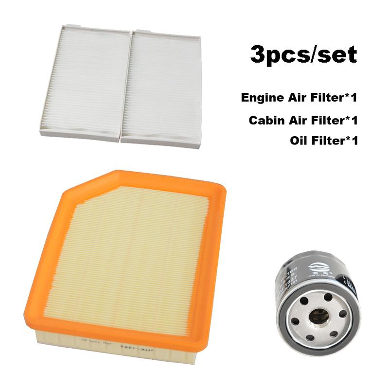 3pcs Filter Set For DONGFENG FORTHING M7 1.8T - Farthing MPV A/C Cabin Engine Air Oil Filter Kit DFMB18TQ Accessories