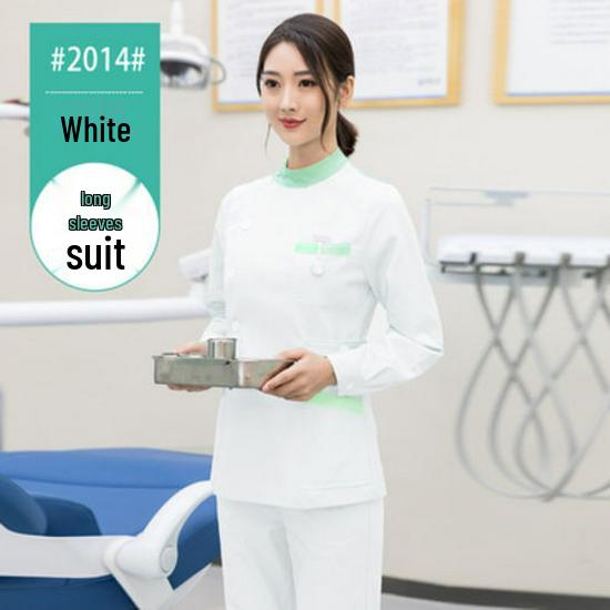 Nightingale Women's Long Sleeve Nurse Uniform Set for Dental and Surgical Use – Plus Size Available