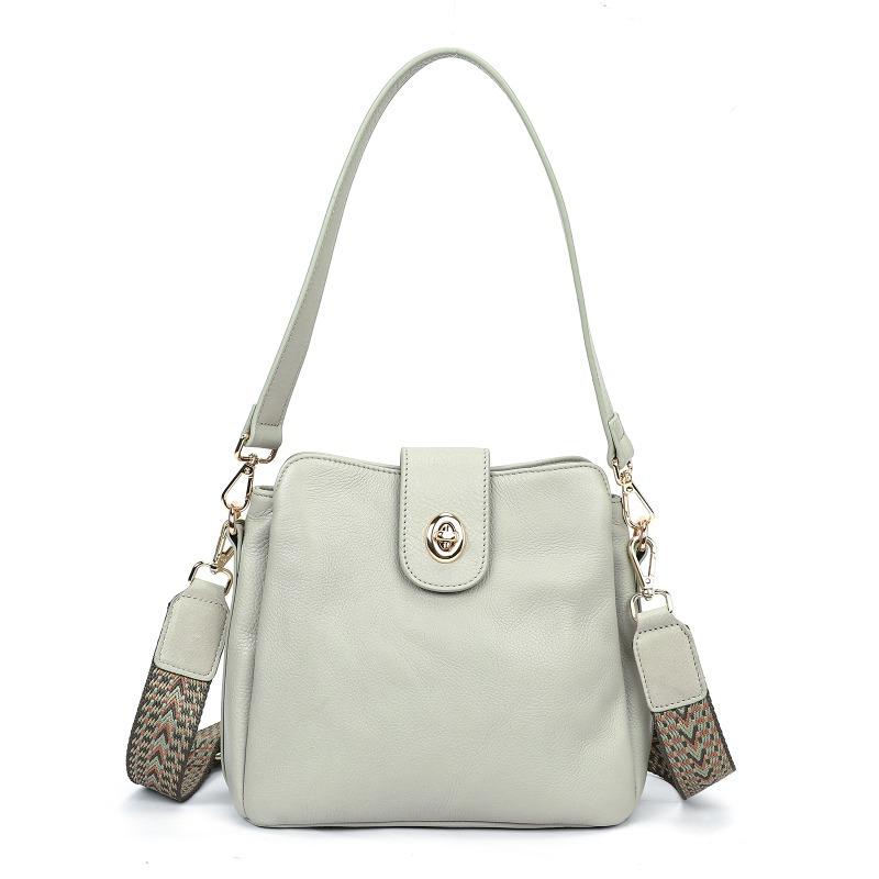 Genuine Leather Fashionable and Versatile Crossbody Bag High-end Shoulder Bag Simple and Large-capacity Commuter Bag