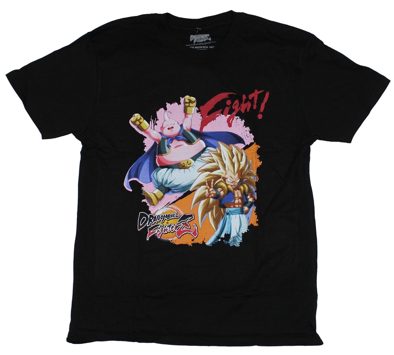 Dragon Ball Fighter Z Mens T-shirt Gotenks vs Buu Image S