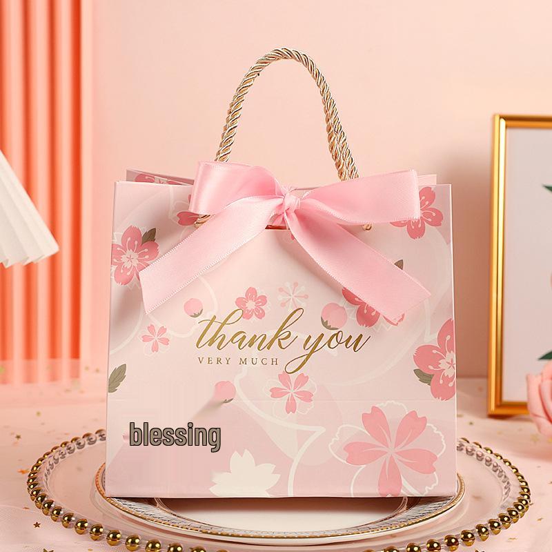 

Gift & Candy Bag for Weddings and Birthdays - Souvenir Handbag & Packaging Box Small (18*10*16CM)