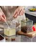 1PC Transparent Cotton Storage Box Desktop Makeup Lipstick Organizer With Lid Dust-Proof Jewelry Box Bathroom Swab Case