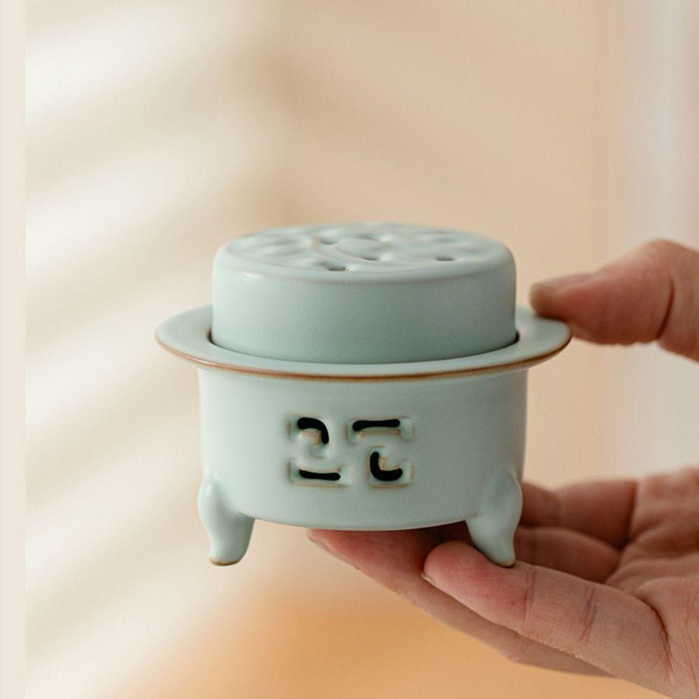 Retro Sandalwood Agarwood Stove Ceramics Aromatherapy Holder Room Decor Incense Burner  Bedroom