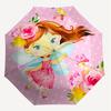 1PC fairy flowers Umbrella-8-Rib Reinforced, Automatic Open, Lightweight & Durable, Cute Fashion Accessory for Outdoor-T192