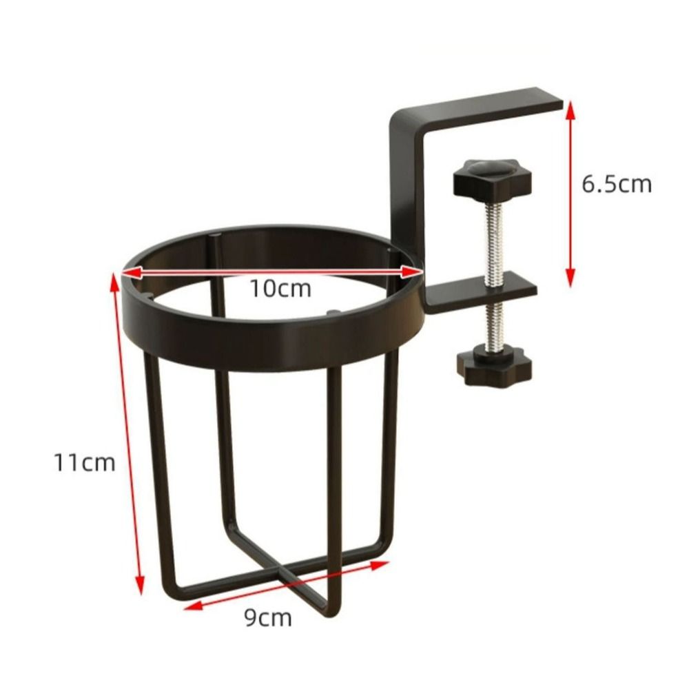 Punch-free Desk Cup Holder Anti Spill Table Fixed Storage Rack New Cup Storage Rack  Desk