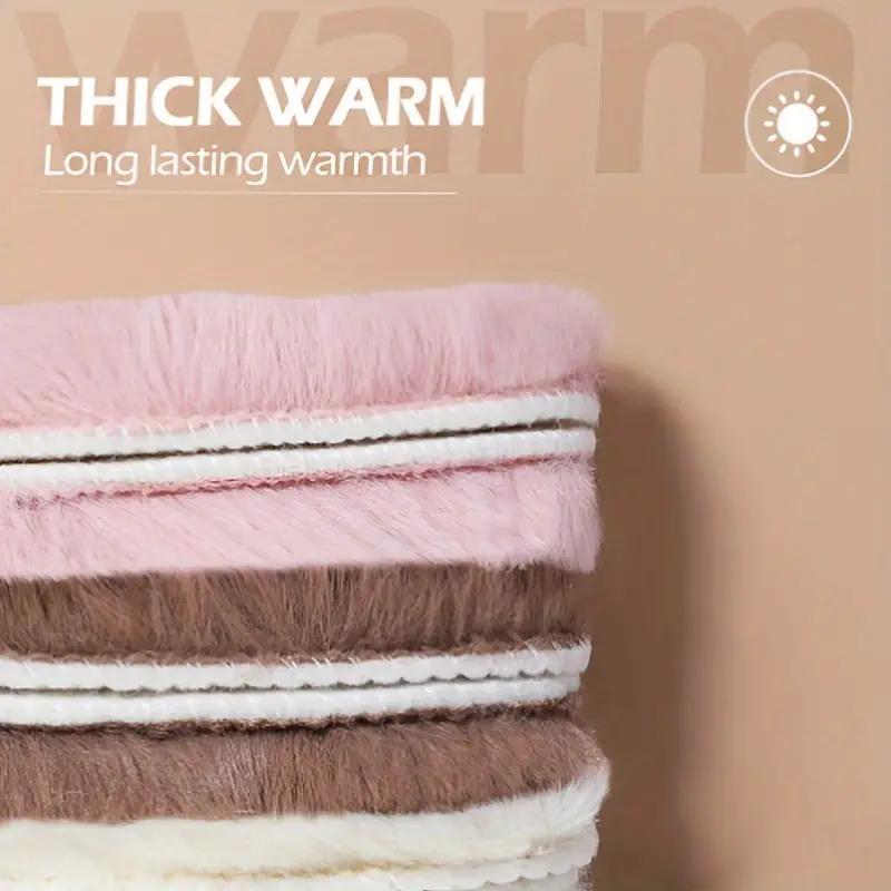 Einlegesohle Verdickte Nachahmung Kaninchenfell Winter Warm Plus Samt Kalt Plüsch Menschen Winter Männer und Frauen Einlegesohlen