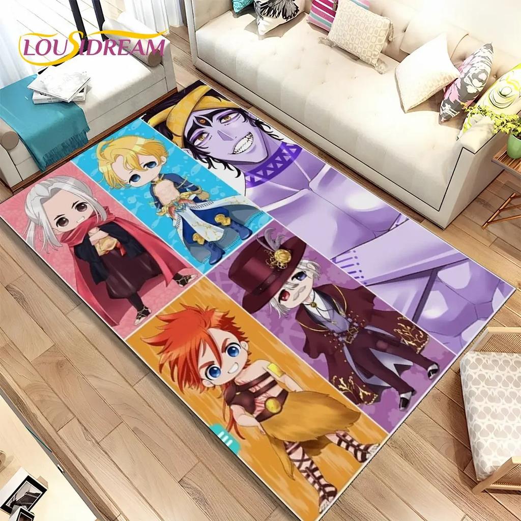 Anime,Record of Ragnarok,Cartoon Area Rug,Carpet Rug for Home Living Room Bedroom Sofa Doormat Decor,Kid play Non-slip Floor Mat