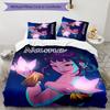 3pcs KPop Demon Hunters14 Cover Set - Personalized Name, HD Printed Bedding with 1 Cover and 2 Pillowcases - Perfect for Home Decor, Easy Care