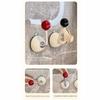 Strong Suction Cup Hair Rings Hanger Wall Mount Hanging Headband Holder Scrunchie Organizer  Towel