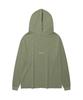 THEVINYLHOUSE Cut-Off Over Slub Hoodie Ls Tee (W) Khaki