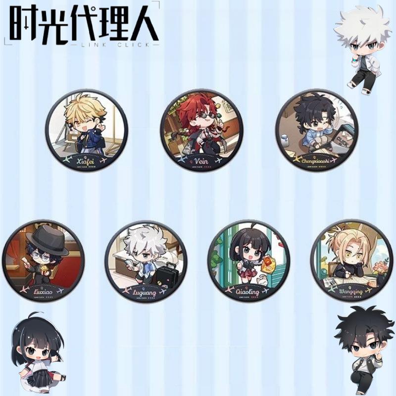 Cute Link Click chibi vein Charles Jo Lucas Yoyo merchandise, new creative anime cartoon pattern fashion decorative brooch badge