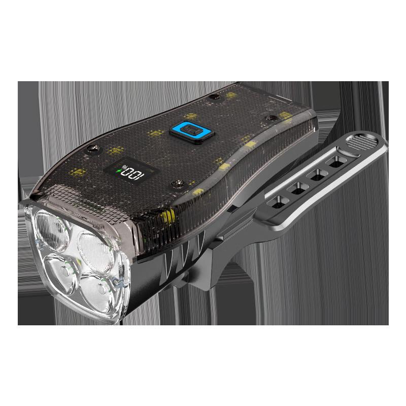 GEETHA Wireless Bicycle Headlight with Digital Display and Horn