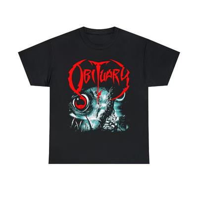 Nachruf Todesursache T-Shirt Death Metal Vintage Unleashed Krebs Bloodbath