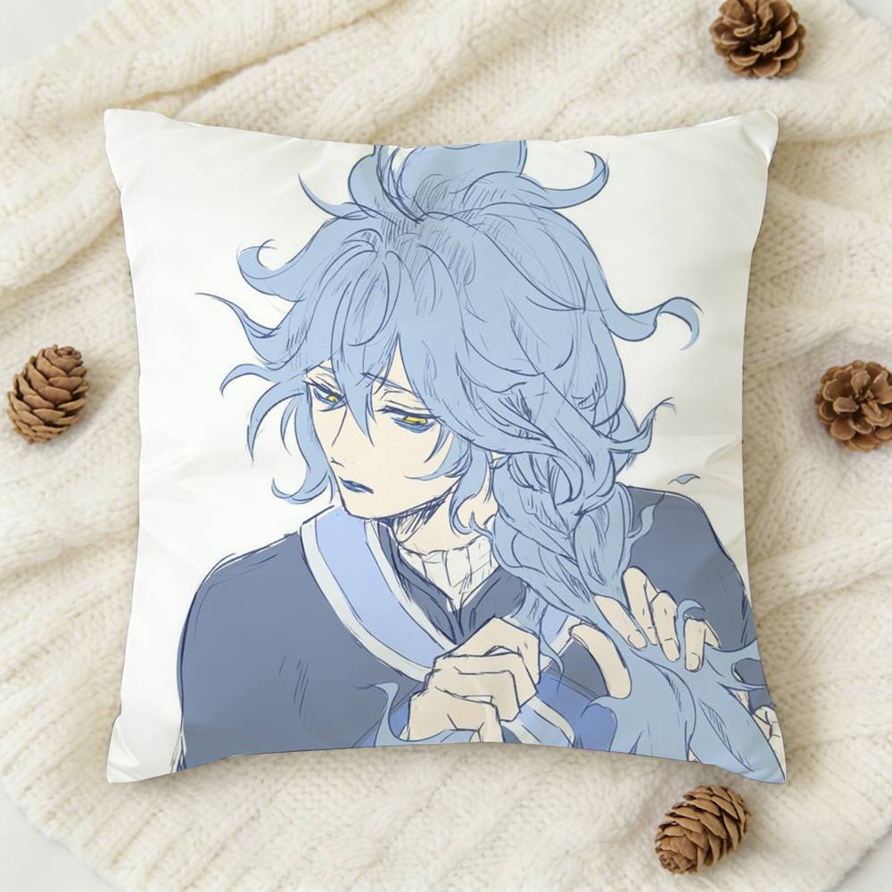 Pc Virtual Singer Idia Shroud Lilia Doublesided Printed Square Decorative Cushion Cover for Sofa Living Room Home Decor