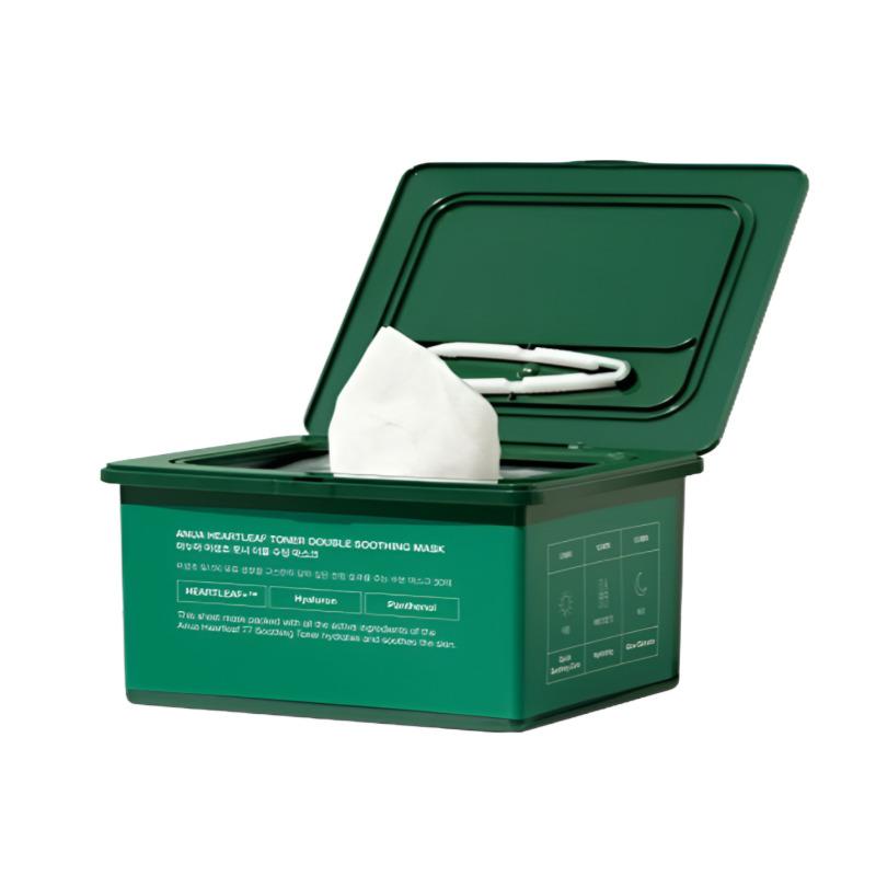 Anua Heartleaf Double Soothing Mask 30Sheets – Calming Hydration Sheet Pack