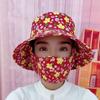 Cover Face Cap Sunscreen Mask Face Mask Bucket Hat Portable Women Sun Hat  Climbing