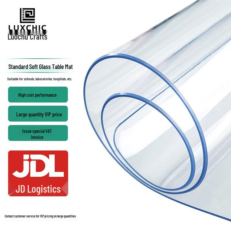 Luxchic PVC Soft Glass Table Protector 60x120cm