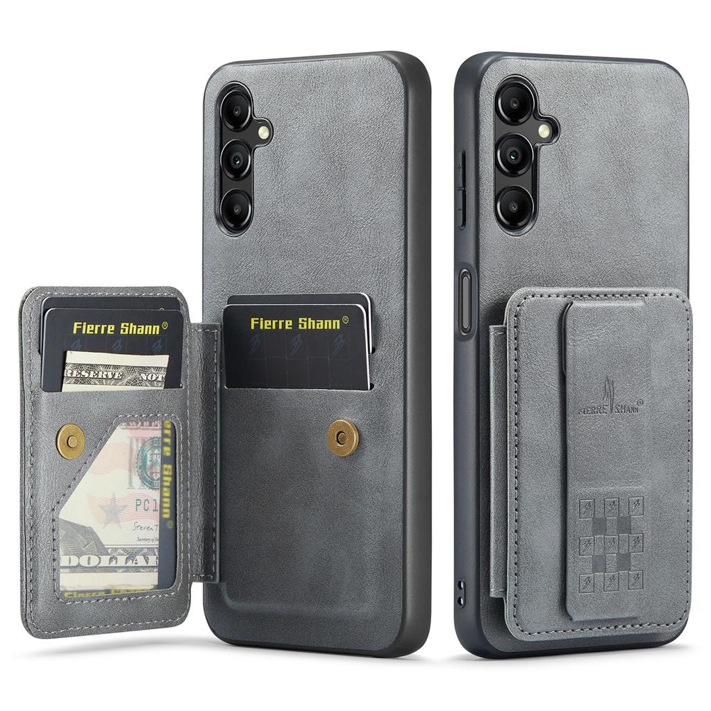 For Samsung Galaxy A55 5G Case PU Leather+TPU Protective Phone Cover with Card Holder