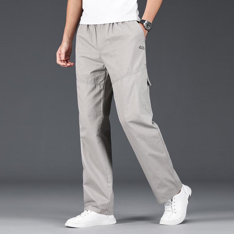 JEEP Men's Cotton Straight-Leg Casual Pants