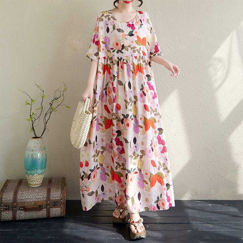 

Женское длинное платье с аппликацией Large size average size