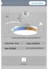 Modern Smart Ceiling Fan Light with Voice Control for Dining and Living Rooms