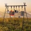 Kepulide Military Green Aluminum Camping Tripod Clothes Rack