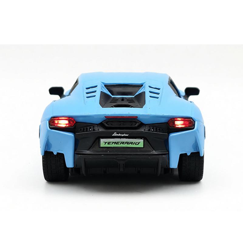 NEW 1/32 Lamborghini Temerario Supercar Alloy Model Car Toy Diecasts Metal Casting Sound and Light Car Toys for Children Vehicle