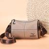 Women's Bag, European and American Retro Soft Leather Broadband Pillow Bag, Casual and Fashionable Commuting Shoulder Crossbody Bag