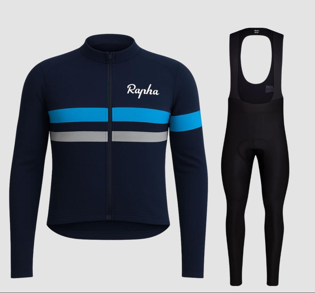 Frühling, Sommer und Herbst Herren und Damen Langarm Dünn Mountainbike Fahranzug Rennrad Sportbekleidung Set