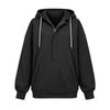 Women's Color Hooded Long Sleeve Pullover Sweatshirt for Casual Everyday Wear