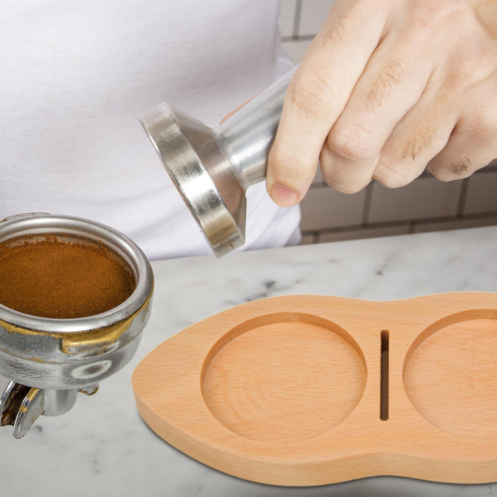 

Органайзер для кофейной станции, стойка для распределителя эспрессо, подходит для 51/53/58 мм светло-коричневого