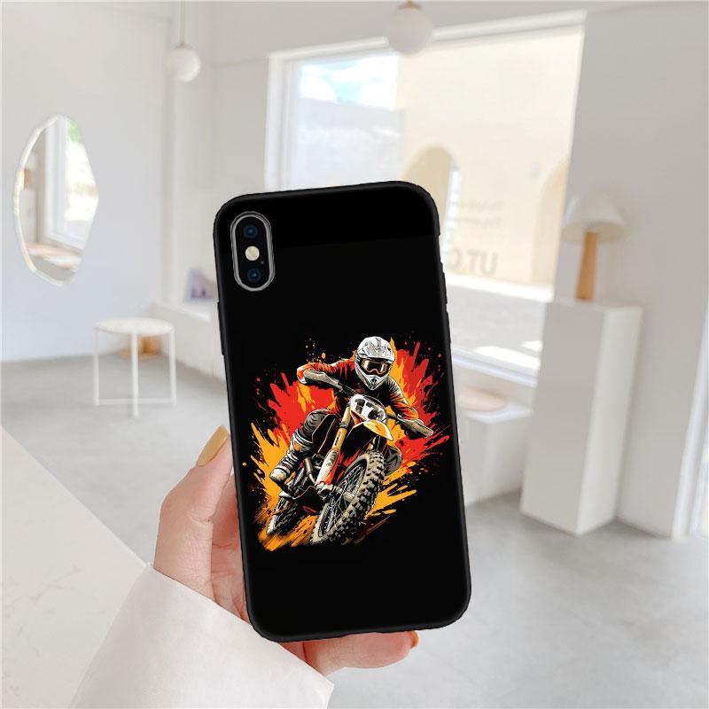 Motorcycle Racing Phone Case for Samsung Galaxy Note 8 9 10 20 S23 S24 S25 Ultra FE + Plus Edge Lite