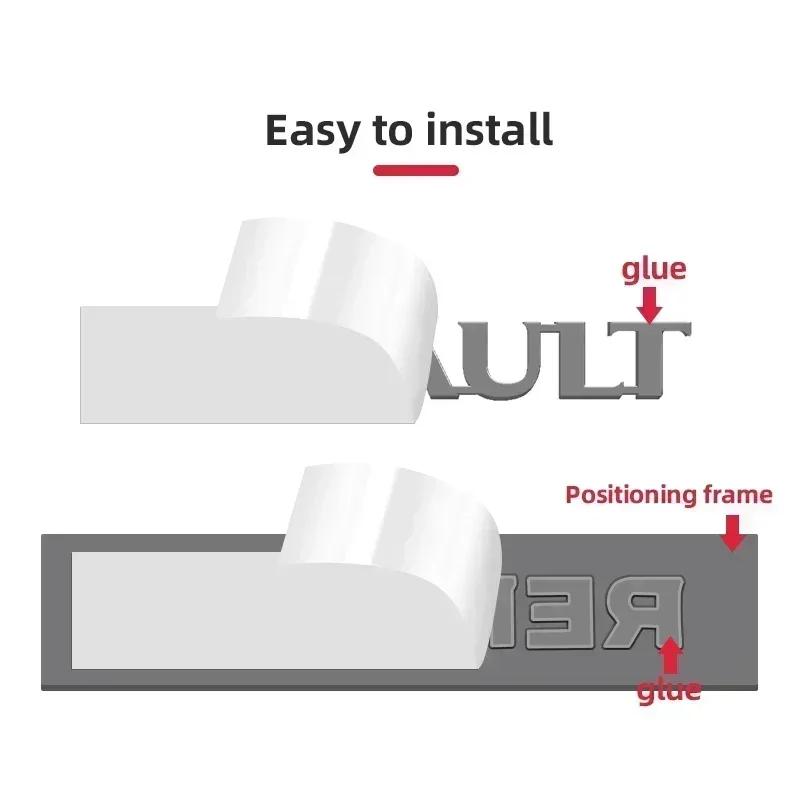 2026 Hot For Renault Hub Caps For Renault Megane 2 Duster Logan Captur Clio Laguna Fluence Kadjar Accessories ABS 3D logo Car Re