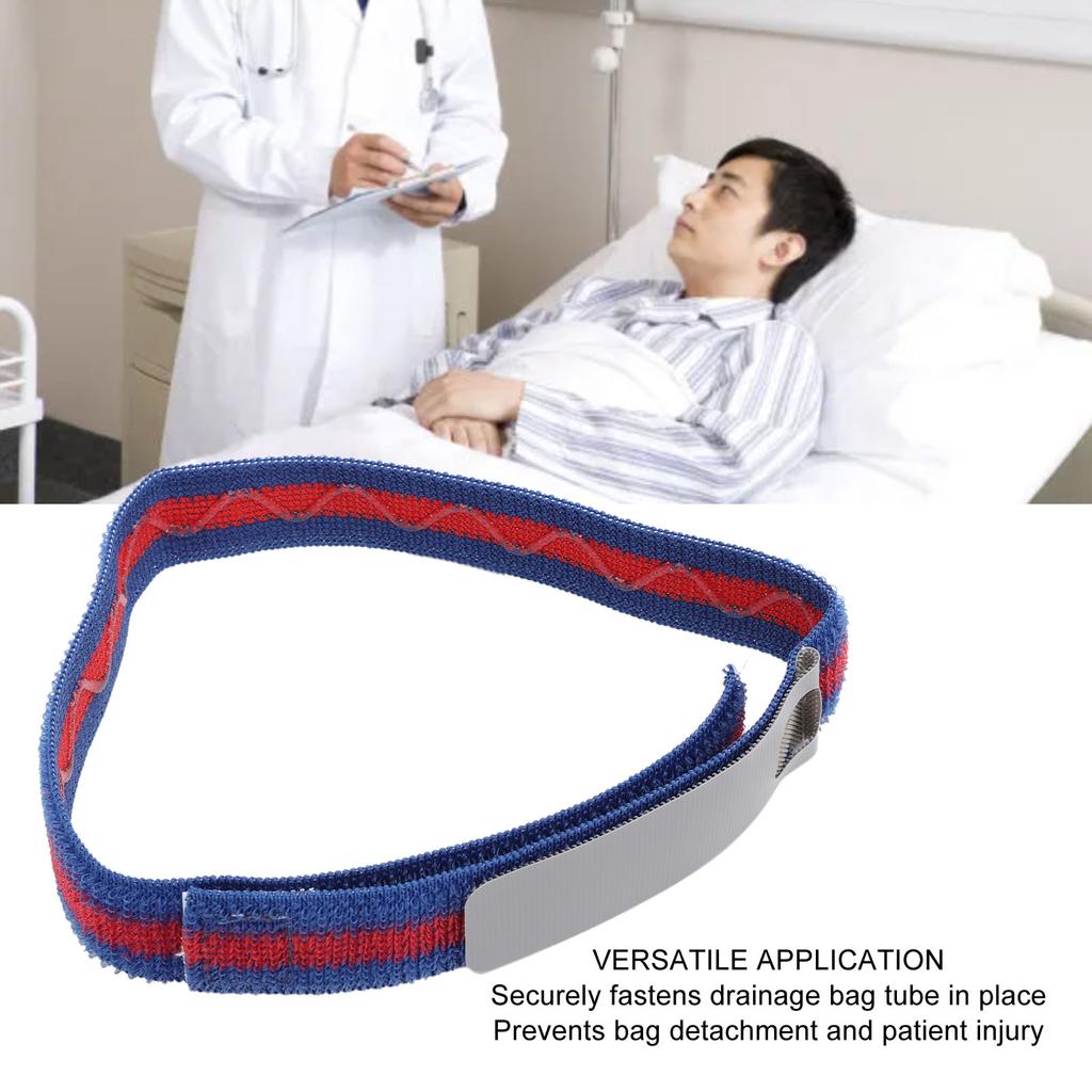2pcs Catheter Supplies Catheter Stabilization Device Holder Anti Slip Non Irritation Urinary Legband Strap Tube Holder