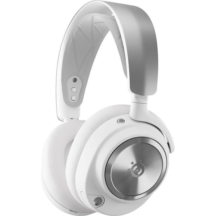 Casque-Micro Gaming Sans Fil - STEELSERIES - Arctis Nova Pro - Blanc