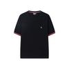 Heritage Simple Embroidered Texture Short Sleeve Knit Top Women Tops F61W638401FNV